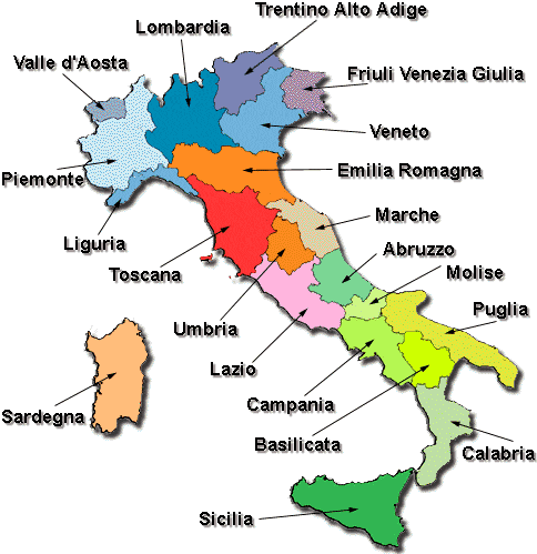 Regions of Italy